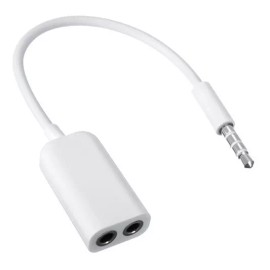 Mercader Digital Adaptador Splitter 3.5mm Audífonos Divisor Conector 2 Hembra
