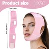 Wiederverwendbare V-Line-Gesichtsmaske aus Weichem Material, Atmungsaktive V-förmige Gesichtsbandage, Straffende Gesichtspflege