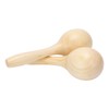 2Pcs Sand Hammer Early Education Instrument Wooden Toddler Percussion Musical