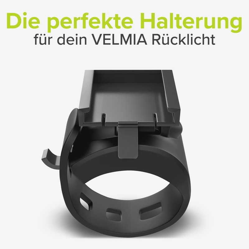 VELMIA Bicycle Light Holder Set for Front and Rear I