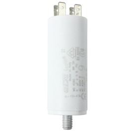 Spares2go Start Run Motor Capacitors For Bosch Appliances Microfarad 9UF (Spade Connector/Tags)