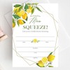 Moonrise Papery Set of 25 Lemon Theme Bridal Shower Invitations