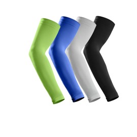BEAUTY CHOICE Mangas de Protección UV, 4 Pares Mangas para Brazos (4 color), Mangas de Brazo Seda de Hielo, Manga Protectora para Brazo para Golf, Ciclismo, Correr, Conducir, Pescar, Aire libre