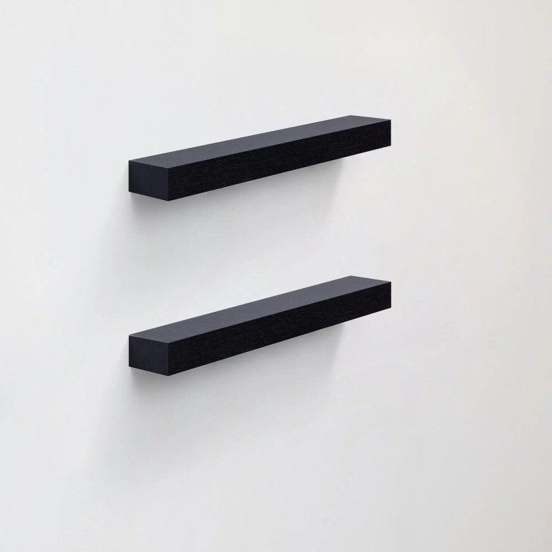 18.11 Floating Wood Shelves Wall Mounted Hanging Shelves for Bathroom