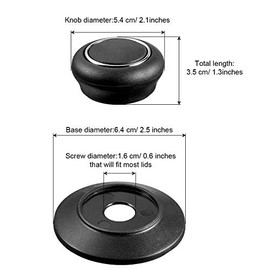 Perilla de repuesto para tapa de olla, 4 piezas, mango de sujecin universal para utensilios de cocina                                                 
