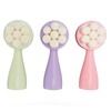 3pcs Facial Cleansing Brush Deep Cleansing Exfoliation Removing Blackhead Massaging