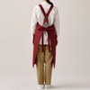 Seven Uniforms CT2566 Bib Apron, Unisex, Adult, red (orange-ish)