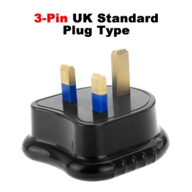 GOLDCHAMP TE3 Socket Tester UK, 3-Pin Plug Tester with 6 Clear Results, CAT II 230V 50Hz Outlet, Home/Office/Electricians Tools for Checking Circuit Neutral/Live/EarthWire