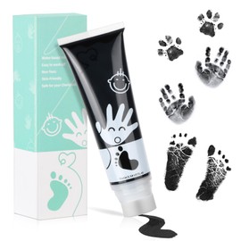 TOGOU2S Baby Handprint and Footprint Set with Sponge, Non-Toxic Acid Free, Paw Print Set Dog Cat for Drawing Handprints Footprints Finger Paints Children and Craft Projects