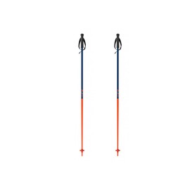 Fischer OneWay GT18 Flame Ski Poles 120 cm All Mountain Alpine Poles Aluminium