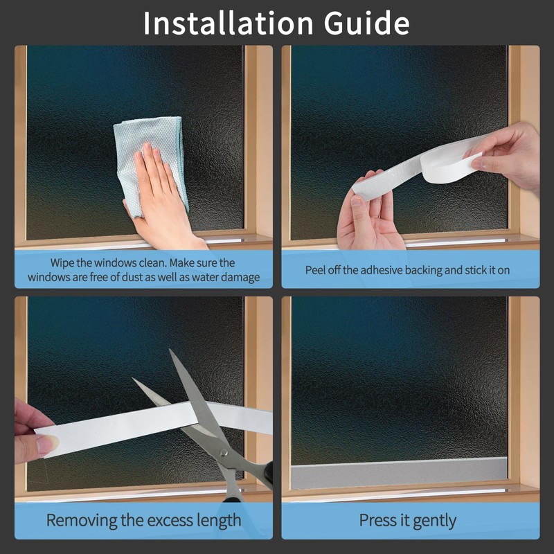 Generic 13ft Window Condensation Moisture Absorber Self Adhesive Reusable Absorbent