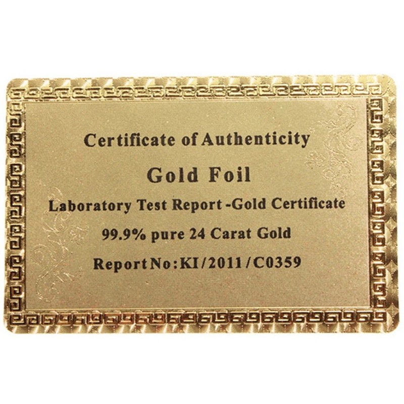 Poker Skat Cards Gold 24 K Plated Gold Cards Plastic