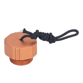 Scuba Diving Regulator Dust Cap Threaded Aluminum Alloy First Stage Din Scuba Tank Valve Dust Protector Cap Orange