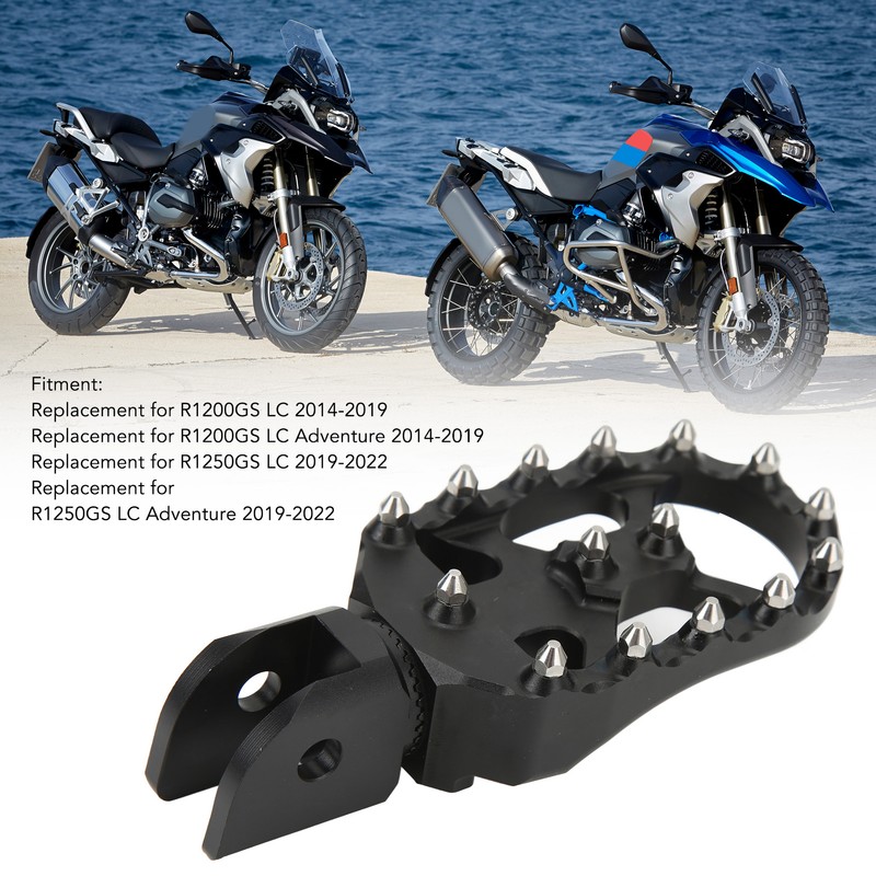 2pcs Front Foot Pegs CNC Aluminum Anodized Anti Slip Replacement