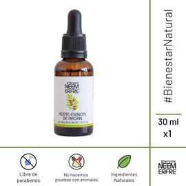 Bienestar NEEM ERFRE Aromaterapia Aceite Esencial 100% puro- Naturales para difusores y humidificadores (Argan, 30 ml)