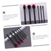 IWOWHERO Cosmetics Face Makeup Brush Set 6pcs Beauty Tools Red
