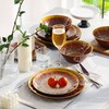 FINE&NICE Melamine Dinnerware Set of 12Pcs, Dish Set for 4,