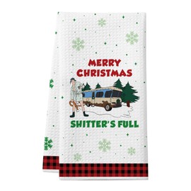 National Lampoons Christmas Vacation Gift, Funny Christmas Hand Towel, Griswold Family Cousin Eddie Christmas Vacation Merchandise, Cute Christmas Kitchen Bathroom Decorations, Novelty Xmas Gifts