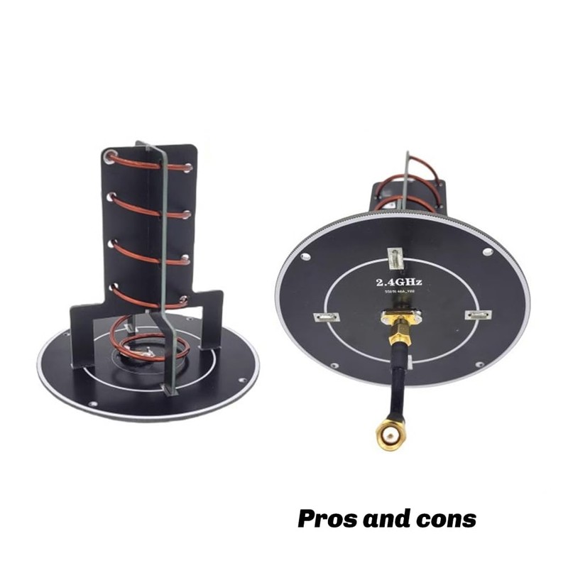 Snblzhef 2.4Ghz Directional Spiral Antenna for Image Transmission Antenna Remote