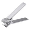 VOCOSTE Nail Clippers Nail Care Nail Cutter Portable Grey Stainless