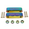 JDMSPEED Neo chapado en cromo CNC Billet de 3/4 pulgadas