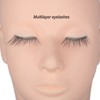 Eyelash Mannequin Head 3 Layers High Density Lash Extension Makeup