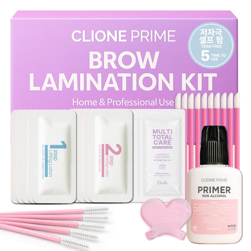 CLIONE PRIME At Home Brow Lamination Kit - DIY Eyebrow
