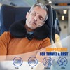 SAIREIDER Neck Pillows for Travel 100% Memory Foam Adjustable Travel