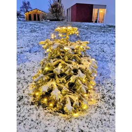 Coen Bakker 80 LED Trapezoid Cones Warm White Net for Christmas Tree 90-130 cm Light Net