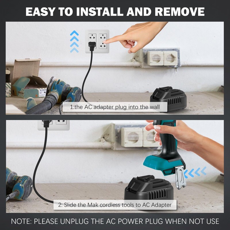 500W AC to DC Converter for Makita 18V Cordless Tools,