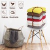 Knit Cotton Throw Blanket Cable Throw 50 x 70 Inch