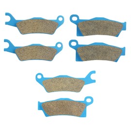 Ceramic Brake Pads Kit 705601014 for Can Am Outlander L450/500/650/850R/1000 XT STD Front & Rear Replacement Brake Pad Set (3 Pair)