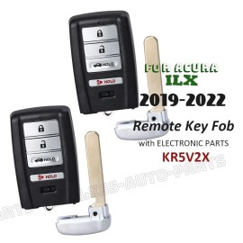 KeylessAutoParts 2x KR5V2X for Acura ILX 2019 2020 2021 2022 Keyless Smart Remote Smart Key Fob