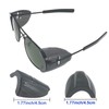 KMDJG 2 Pairs Safety Glasses Side Shields,Slip on Side Shields,
