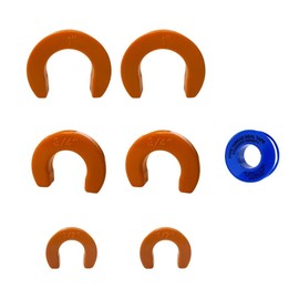 Easy Removal Durable tool for Push Fittings Disconnect Clip, Slip and Pull, Compatible with Copper tubing, CTS, CPVC, HDPE, and PEX fittings 3 sizes Kit 1/2 inch, 3/4 inch, and 1 inch-6 Piece Total