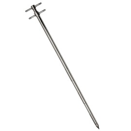 INTBUYING 39.5inch Double Rotary Grain Powder Sampler Three Zone Grain Probe Sampler 304 Stainless Steel Sampling Tool for Powder Particles Feed foodstuff