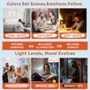 Neporal MagicGlow Rechargeable Light Bulbs with Remote, 3 Colors Shift