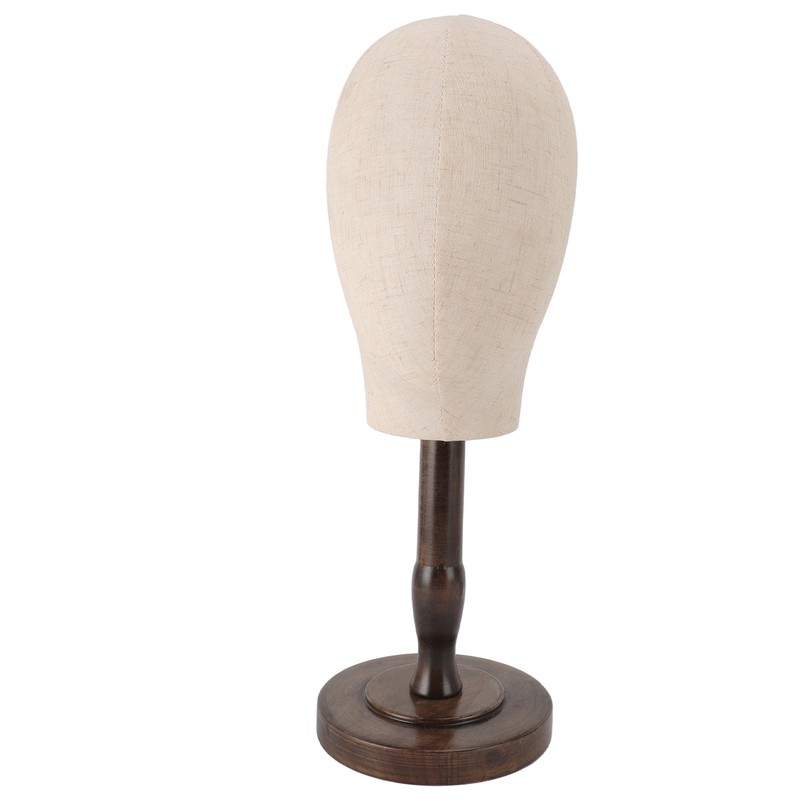 Wig Head Stand Non Woven Fabric Mannequin Head Hat Display