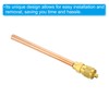 PATIKIL 1/4" SAE x 6mm OD x 50mm Stem x