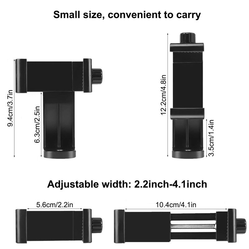 Smartphone Tripod Holder Phone Tripod Mount Adapter Universal Tripod Cell
