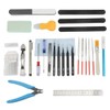 BXQINLENX Professional 28 PCS Model Tools Kit Modeler Basic Tools