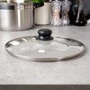 Vilde Glass lid with stainless steel ring for pot and