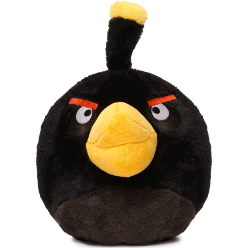 Mighty Mojo Angry Birds Bomb Black Bird Plush 8" Character
