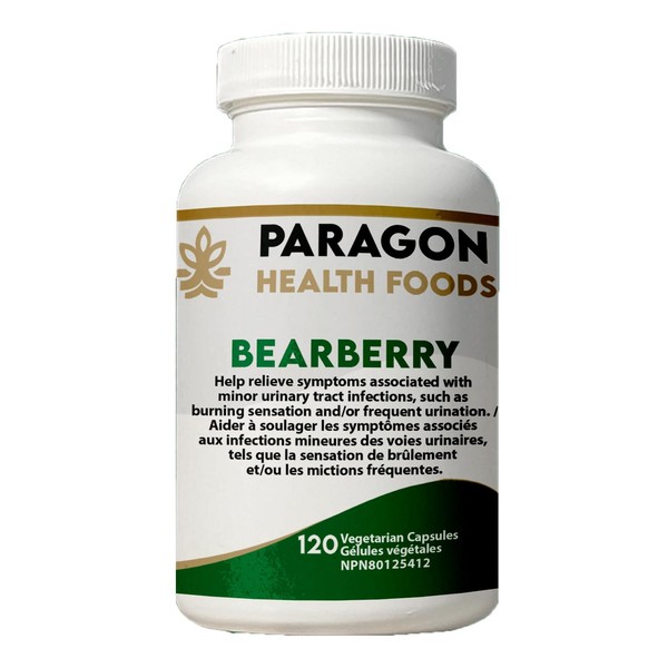 Paragon Health Foods Bearberry Capsule | 120 Vegetarian Capsules |