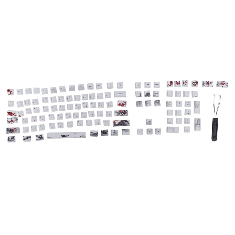 Keycaps PBT 5Sided Sublimation 110 Keys Keyboard Caps for Mechanical
