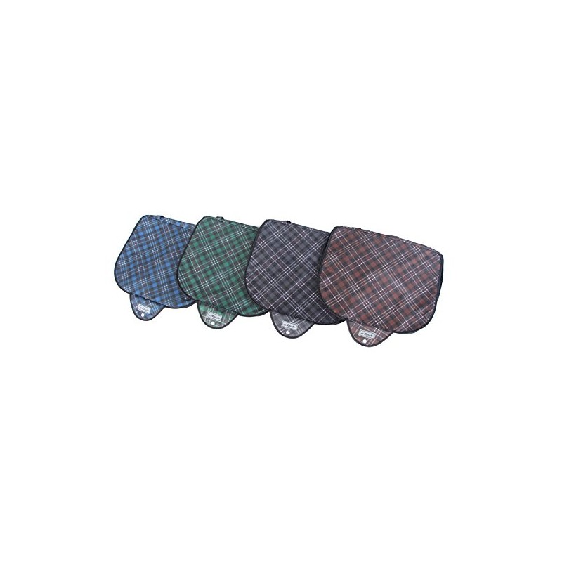 MARUTO(マルト) Thick 2-Tier Check Front Basket Cover, Check Brown 35032