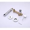 SUMERAIN Wall Mount Faucet for Bathroom Sink, Modern Chrome Bathroom