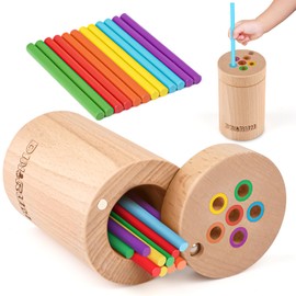 Montessori Educational Toy Baby Toy 0 1 2 3 Year Old Wooden Toy 1 2 3 Year Old Birthday Gift Color Classification 1 2 3 4 Years Old Boy Girl Gift