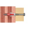 Fischer 537639 Dowel DUOPOWER, Grey/Red, 5 X 25 mm, Pack