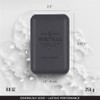 Mistral Jabón de lujo para hombres, ámbar negro, 8 onzas